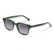 Green SALT luxury polarized rectangular thick sunglasses