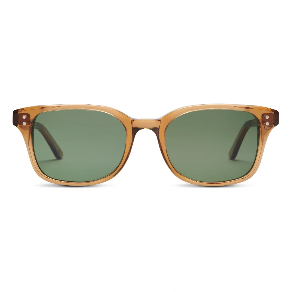 Whiskey SALT luxury polarized rectangular thick sunglasses