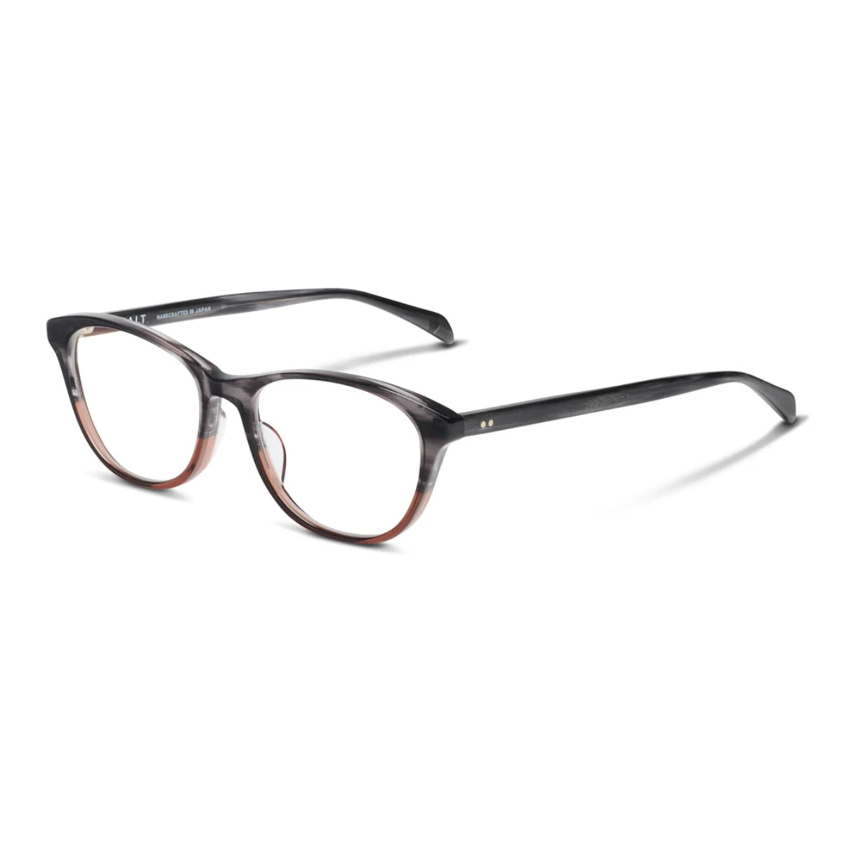 Grey SALT women's eyeglasses Fran on white background