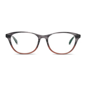 Grey SALT women's eyeglasses Fran on white background