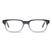 SALT Black and gray eyeglasses on a white background