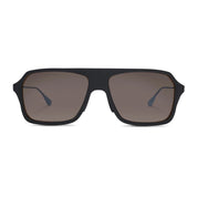 Matte Black luxury sport fishing polarized sunglasses with glass polarized lenses by SALT optics.