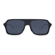 Matte Black with natural grey lenses  luxury sport fishing polarized sunglasses with glass polarized lenses by SALT optics.