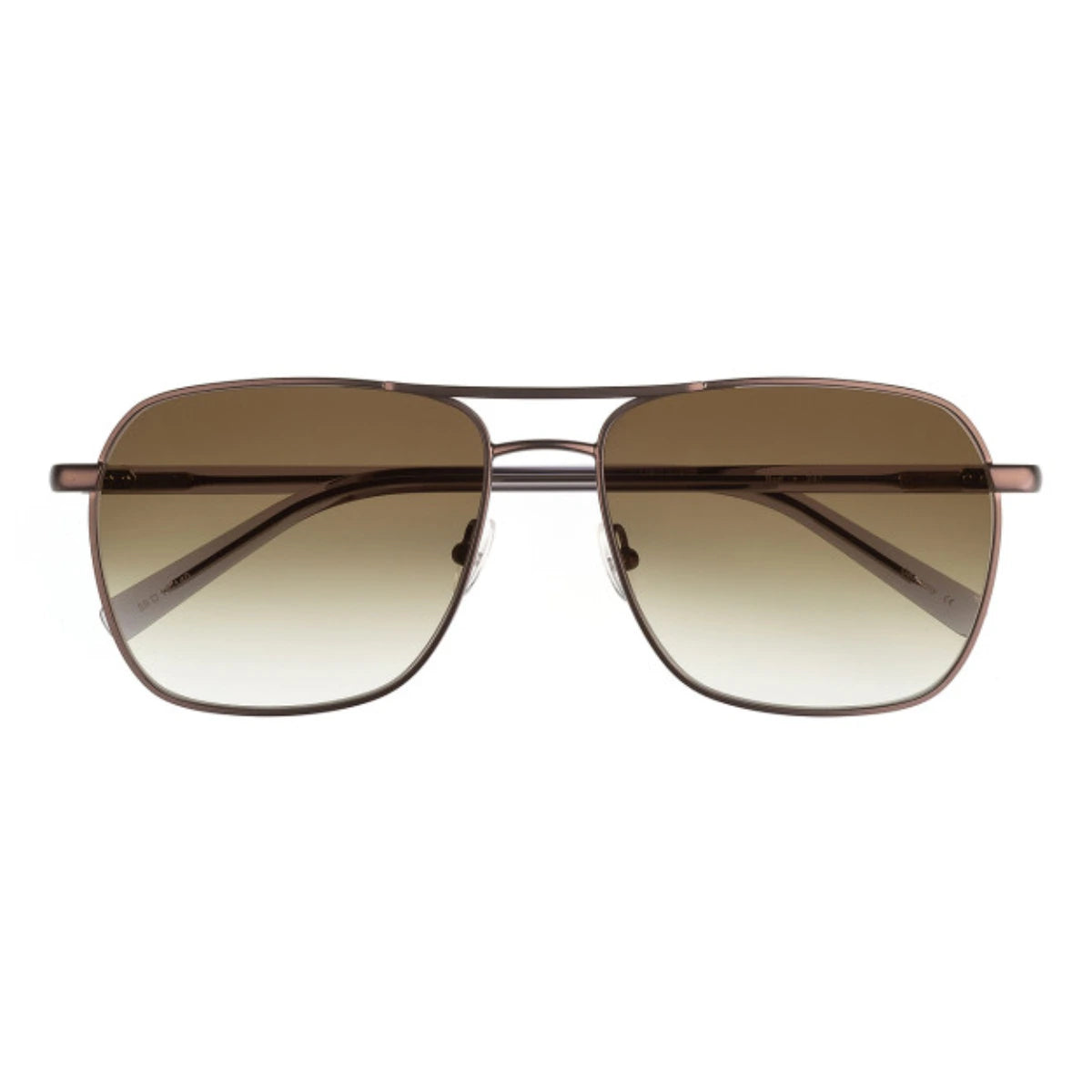 Matte gunmetal tinted luxury metal navigator sunglasses
