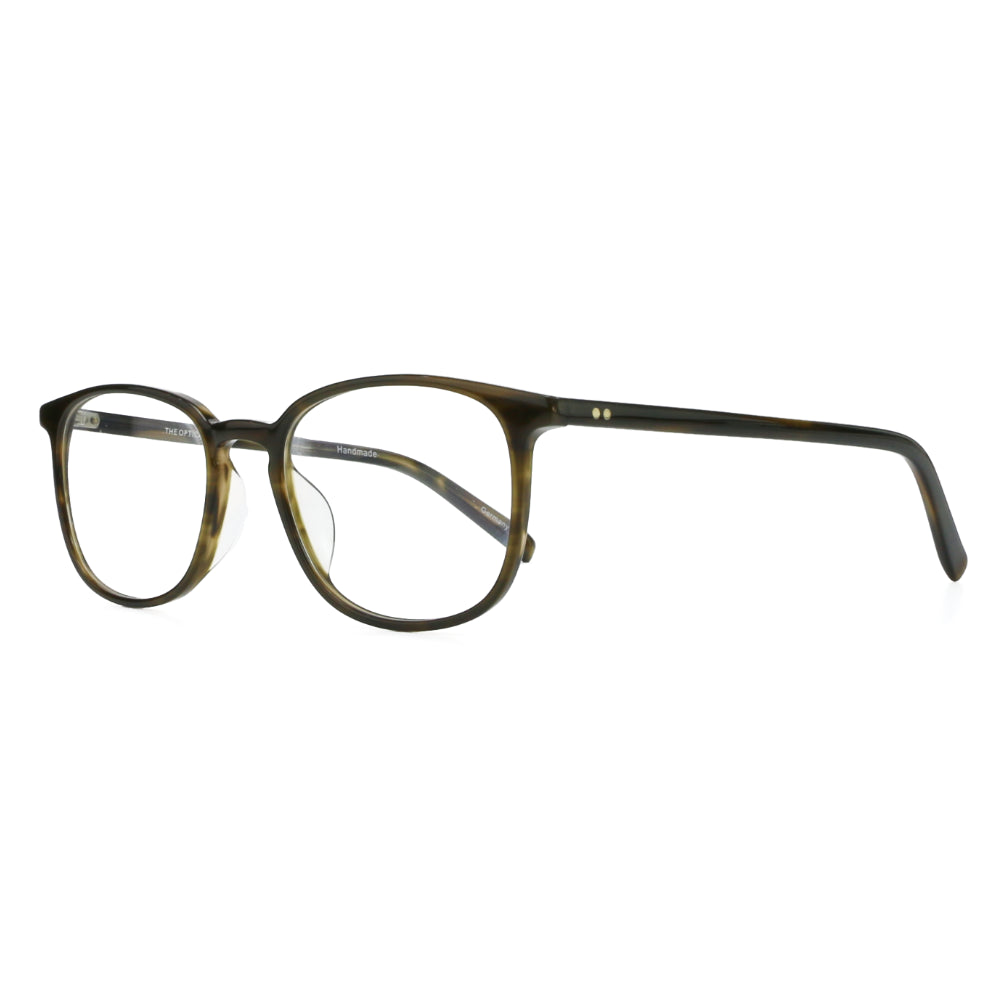 Tortoise plastic square shaped handmade glasses for men