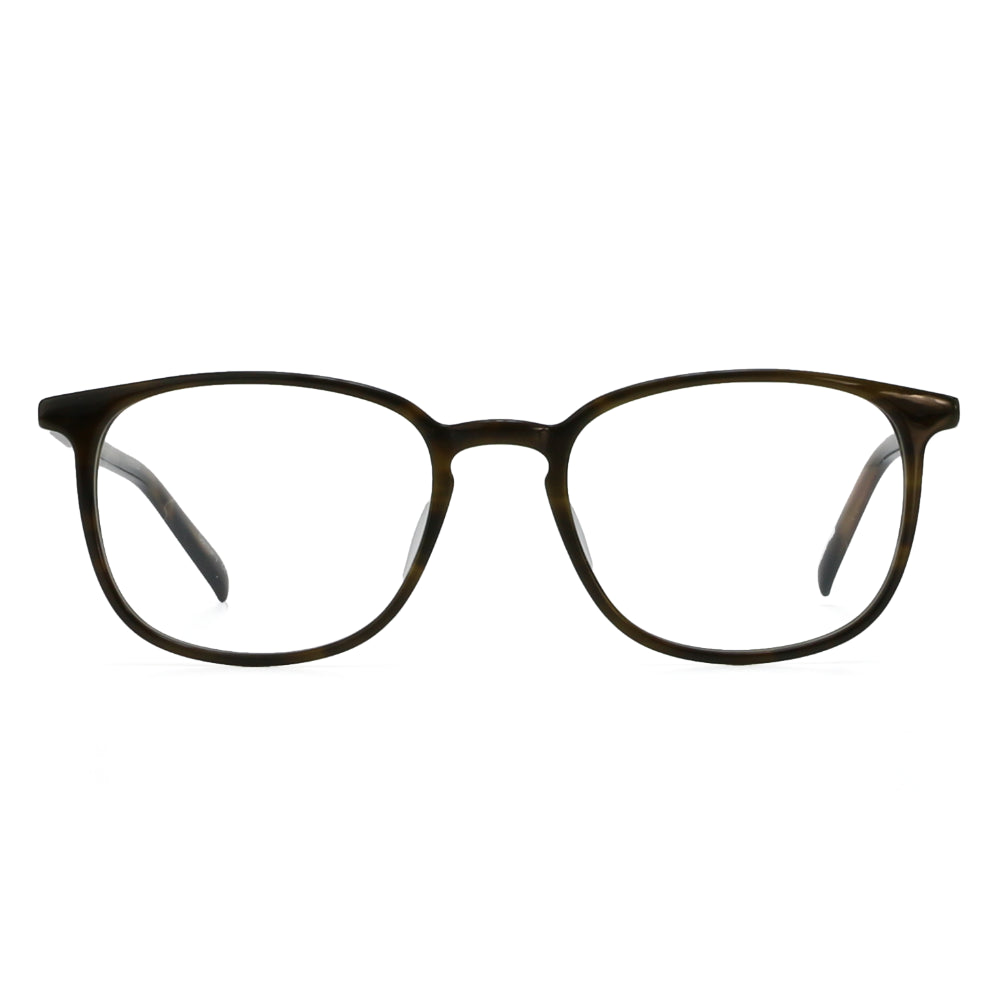 Tortoise plastic square shaped handmade glasses for men