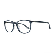 Blue plastic square shaped handmade glasses for men