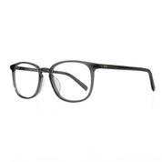 Grey crystal plastic square shaped handmade glasses for men