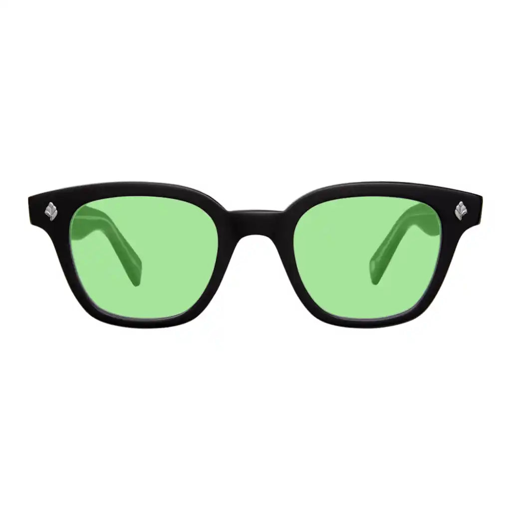 Green custom tinted premium prescription eyeglass and sunglass lenses online