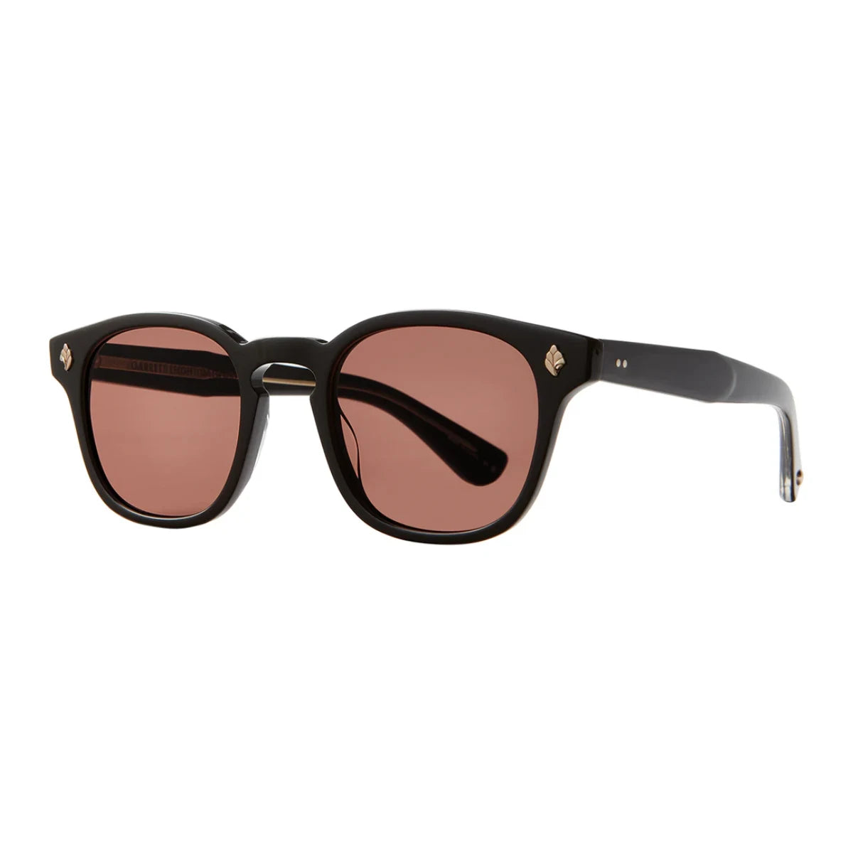 Black Ace wayfarer sunglasses with glass UV protection lenses by GLCO at THE OPTICAL. CO