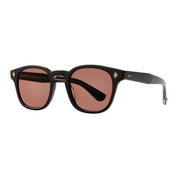 Black Ace wayfarer sunglasses with glass UV protection lenses by GLCO at THE OPTICAL. CO