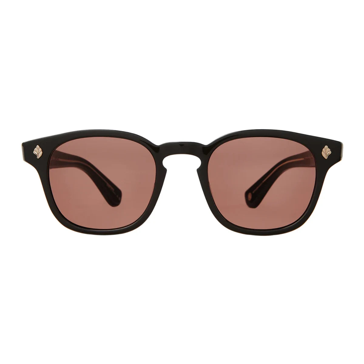 Black and rose Ace wayfarer sunglasses with glass UV protection lenses by GLCO at THE OPTICAL. CO