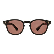 Black and rose Ace wayfarer sunglasses with glass UV protection lenses by GLCO at THE OPTICAL. CO