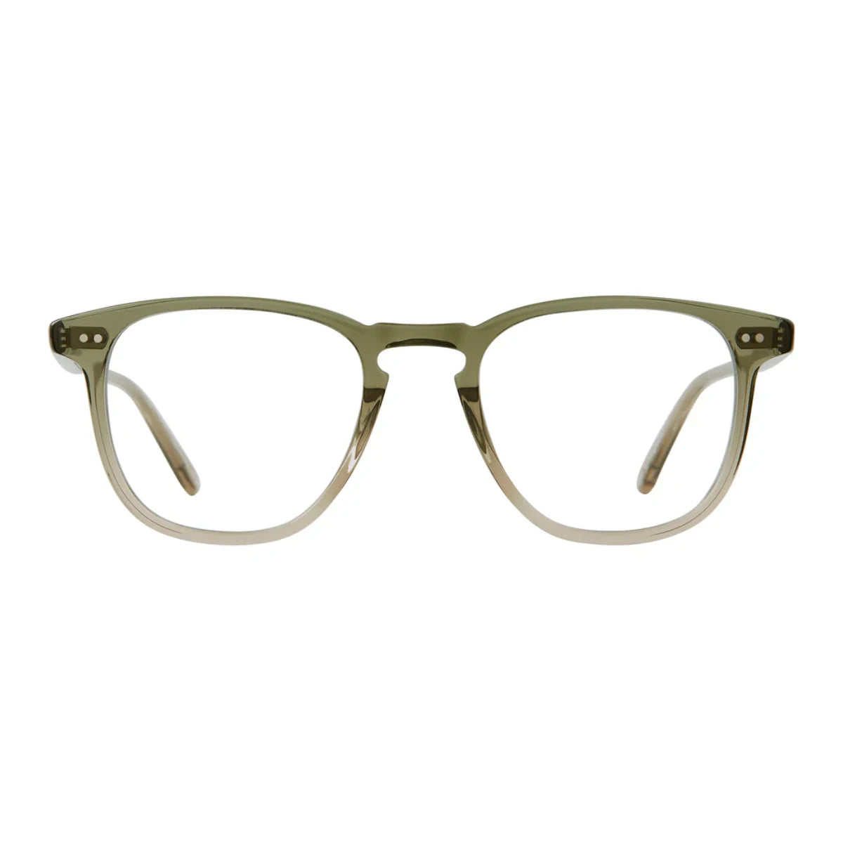 Cyprus fade olive GLCO Brooks square plastic luxury eyewear
