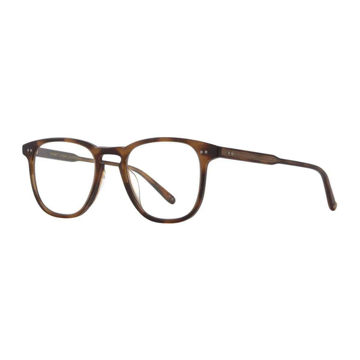 Brown tortoise GLCO Brooks square plastic luxury eyewear