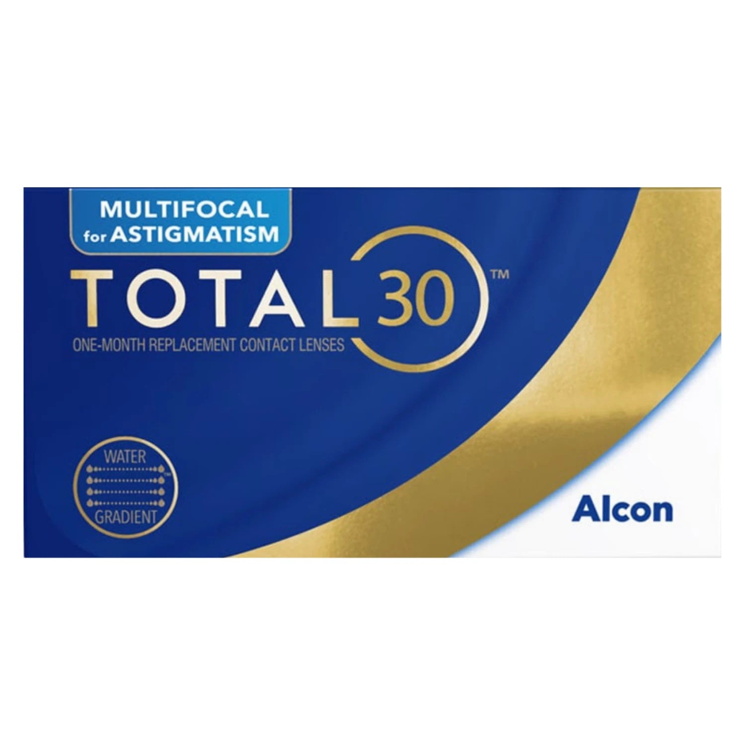 Box of Alcon Total 30 Multifocal for Astigmatism contact lenses