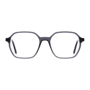 Grey Andy Wolf oversized women's eyeglasses on white background