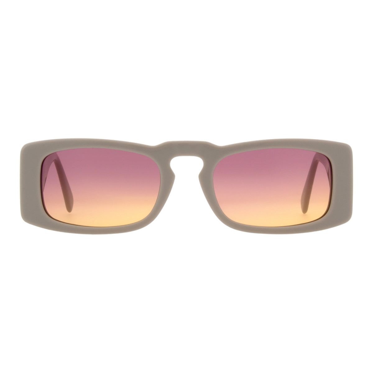 Grey Andy Wolf geometric luxury sunglasses on white background