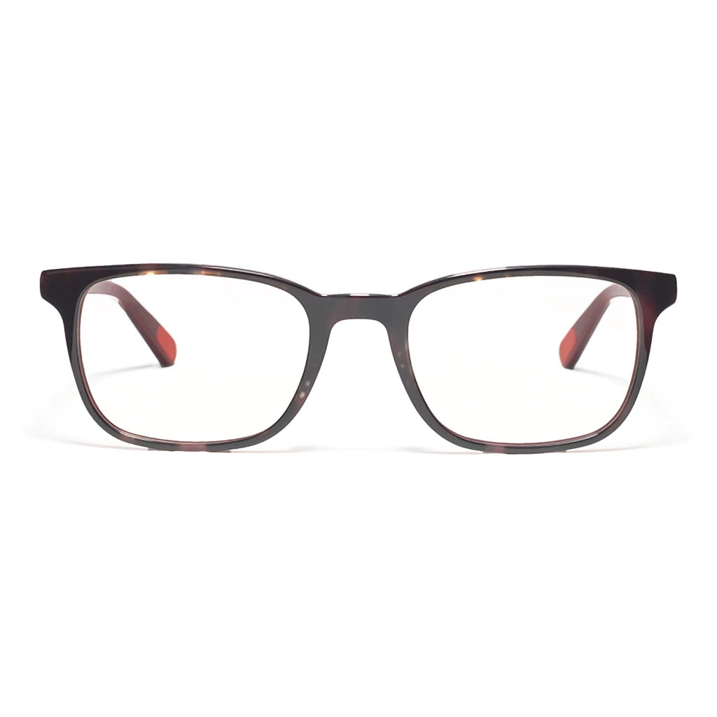 Red tortoise Payne rectangular active prescription eyeglasses by Article One at The Optical Co