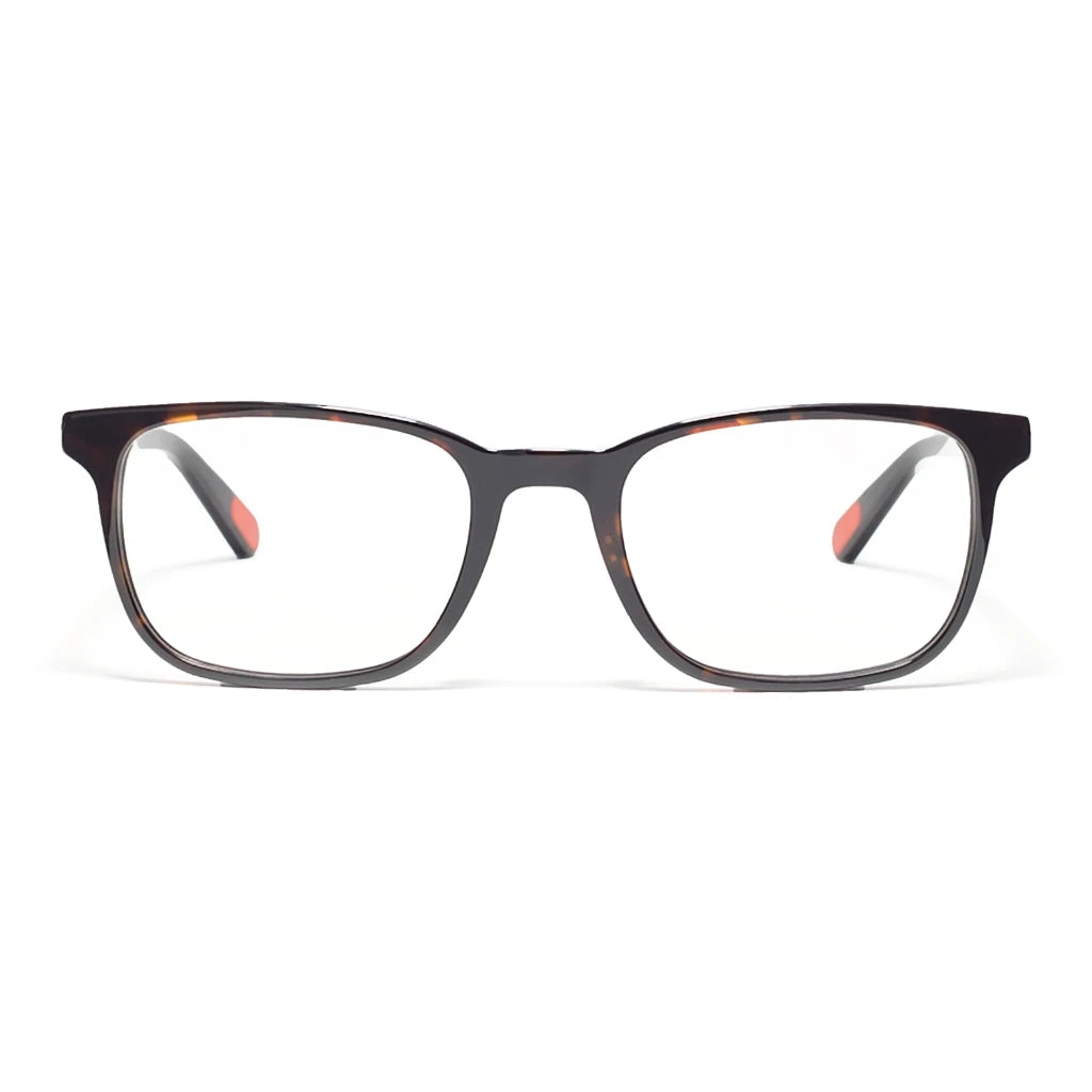 Dark tortoise Payne rectangular active prescription eyeglasses by Article One at The Optical Co