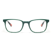 Green tortoise Payne rectangular active prescription eyeglasses by Article One at The Optical Co