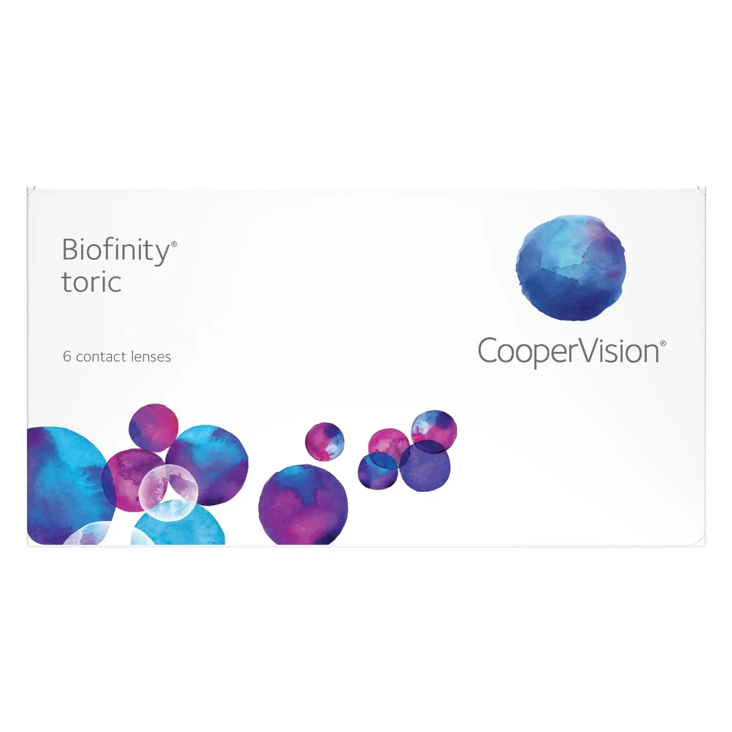 Certified Biofinity toric monthly Contact Lenses by Cooper Vision on sale online at The Optical Co at the best prices