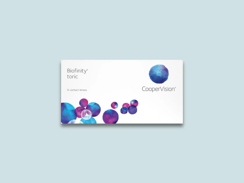CooperVision online rebates and coupons for Biofinity Toric contact lenses
