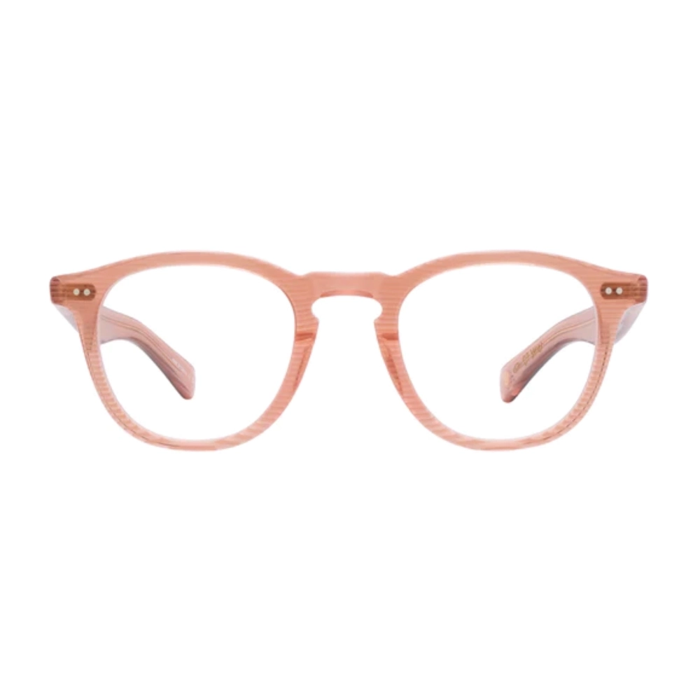 Pink Garrett Leight Hampton X eyeglass frame