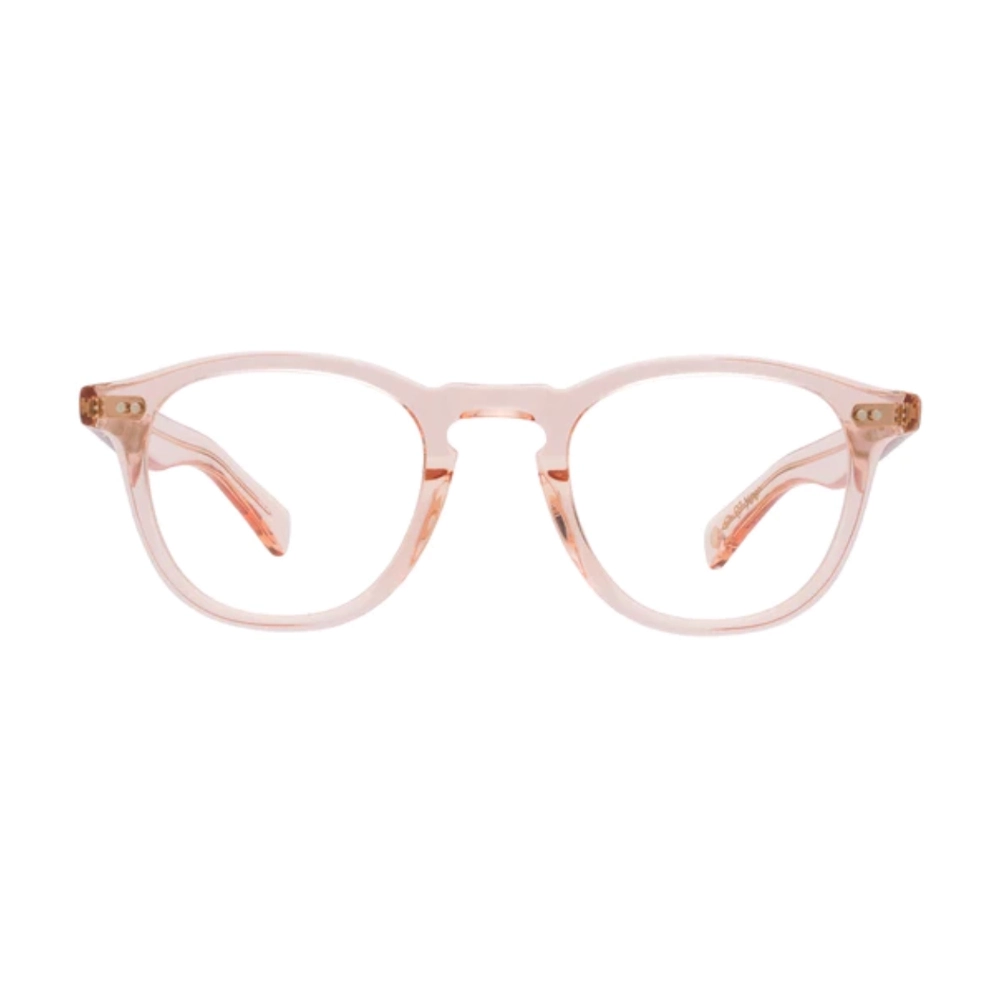 Pink crystal Garrett Leight Hampton X eyeglass frame