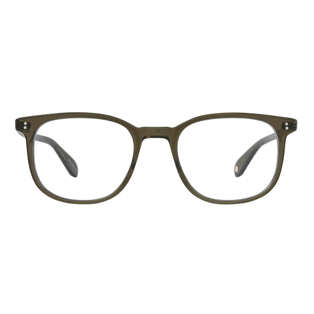 Willow green Garrett Leight large eyeglass frames