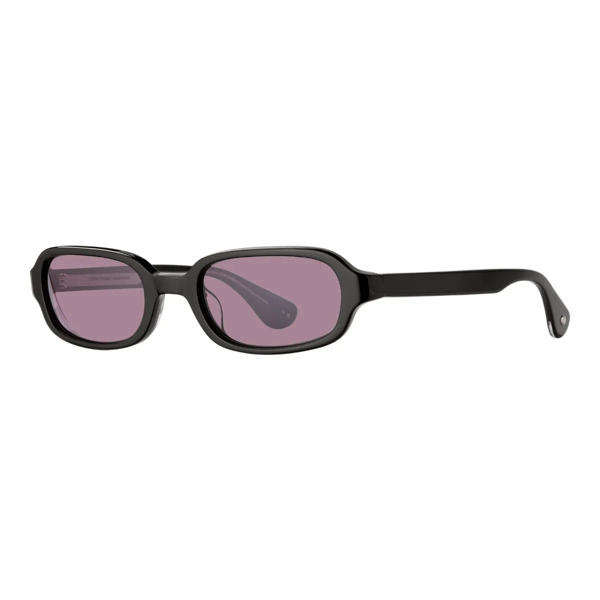 Black retro inspired oval sunglasses by GLCO available to order online at The Optical. Co
