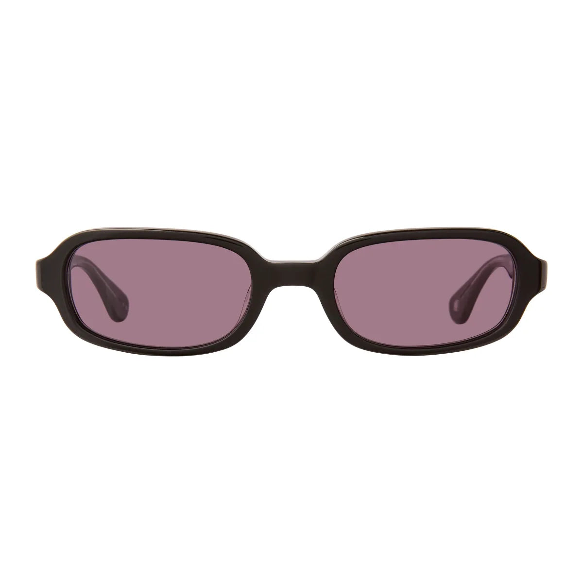 Black retro inspired oval sunglasses by GLCO available to order online at The Optical. Co
