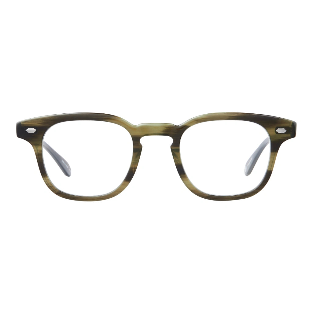 Green tortoise Sherwood GLCO '50s inspired tailored prescription eyeglass frames