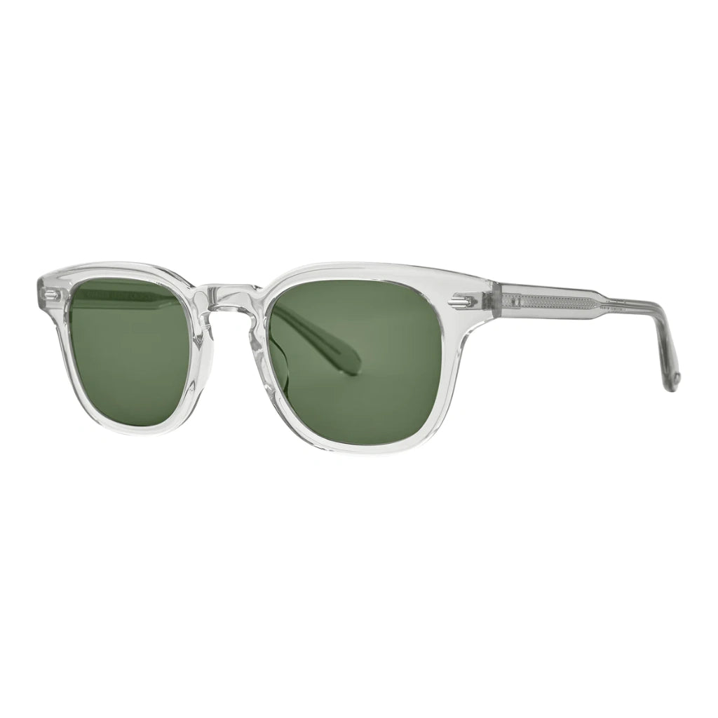 Light grey crystal Sherwood luxury polarized sunglasses