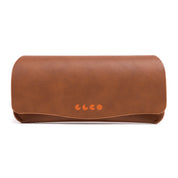 Brown GLCO eyeglass case