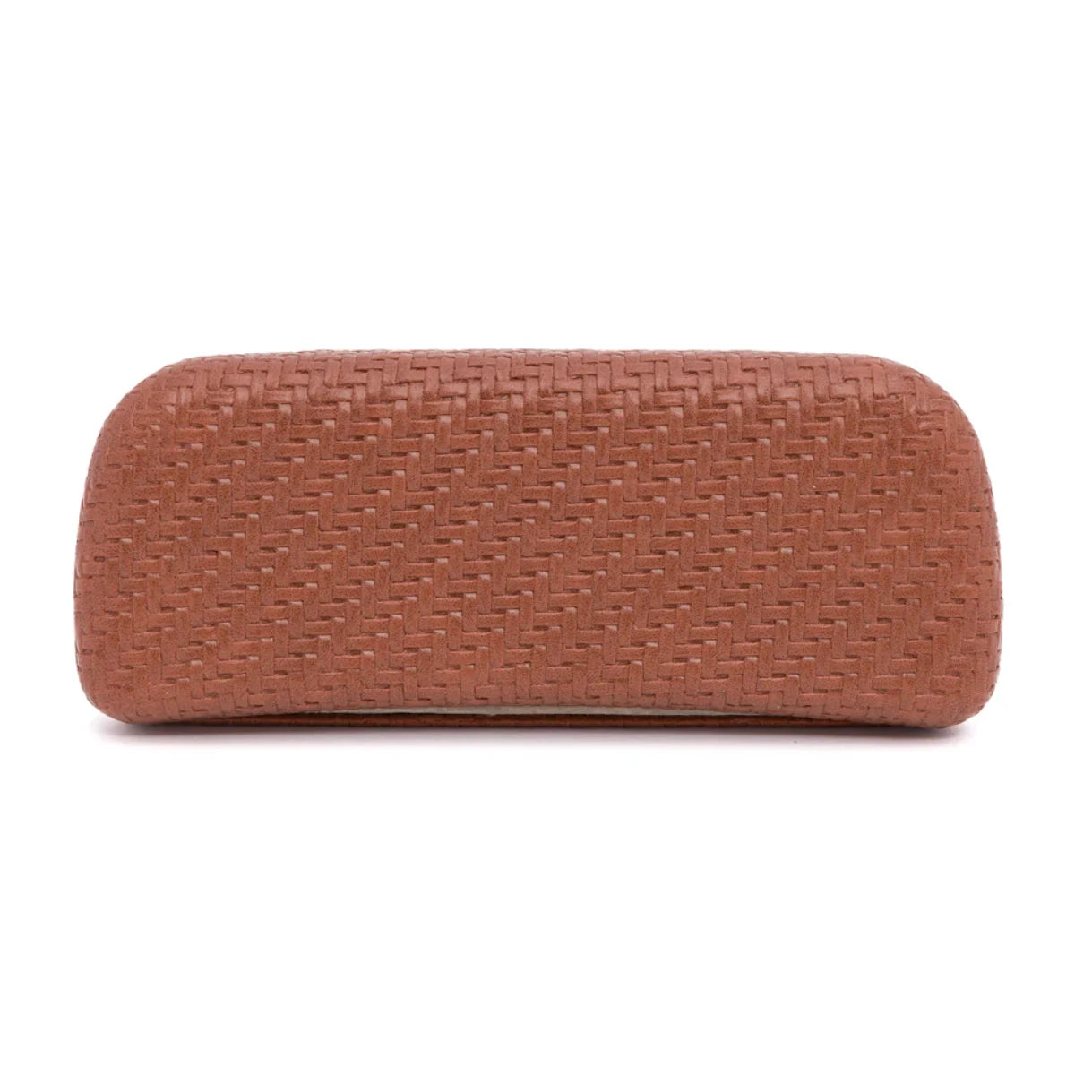 Back of GLCO woven textured hard case on white background