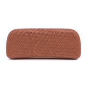 Back of GLCO woven textured hard case on white background