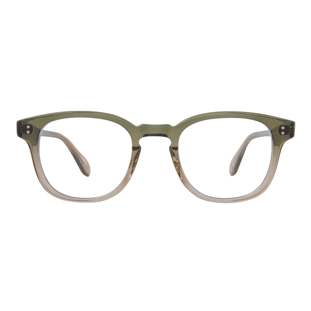 Green square Garrett Leight plastic luxury eyeglasses for men and women