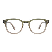 Green square Garrett Leight plastic luxury eyeglasses for men and women