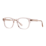 Pink crystal square Garrett Leight plastic luxury eyeglasses for men and women