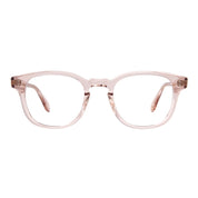 Pink square Garrett Leight plastic luxury eyeglasses for men and women