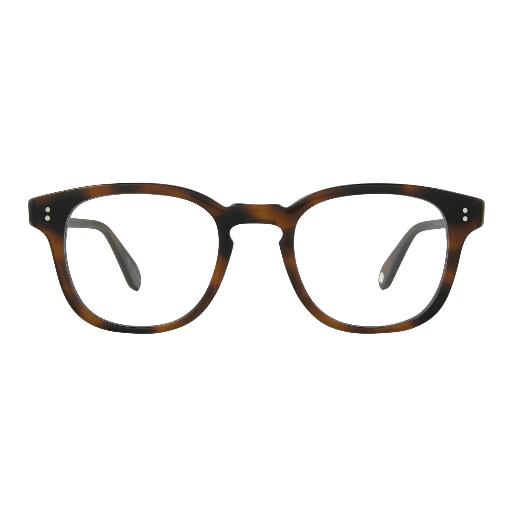 Dark tortoise square Garrett Leight plastic luxury eyeglasses for men and women