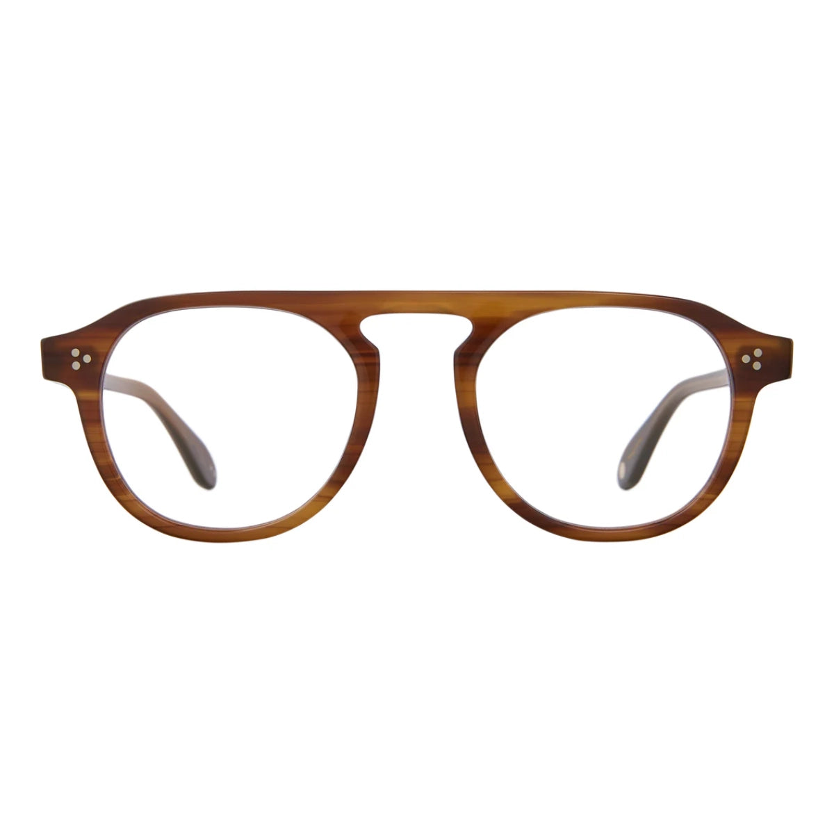 Cherry GLCO Harding eyeglasses on white background