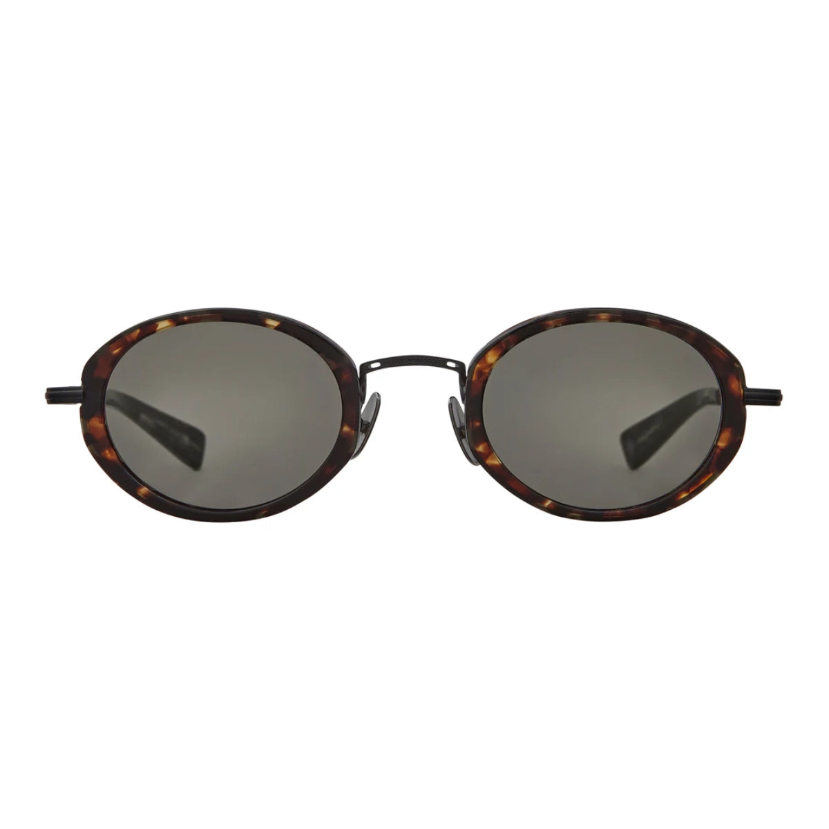 Tortoise oval retro 90s inspired sunglasses by GLCO on white background