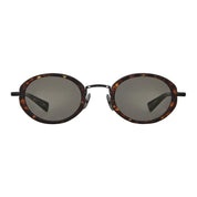 Tortoise oval retro 90s inspired sunglasses by GLCO on white background