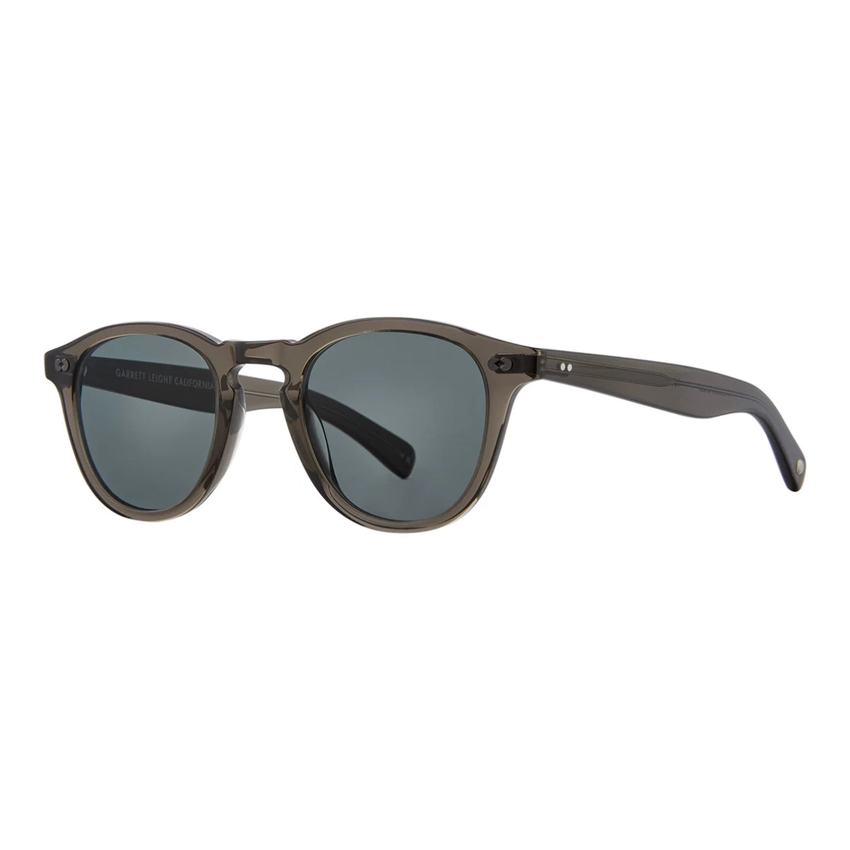 Black glass GLCO Hampton X luxury sunglasses on white background