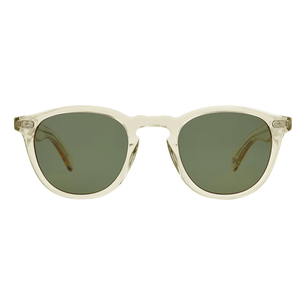 Pure glass GLCO Hampton X luxury sunglasses on white background