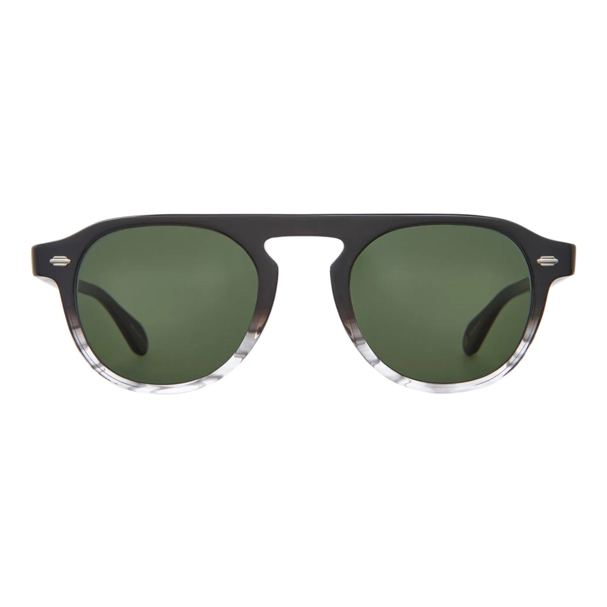 Black grey GLCO Harding Suns sunglasses on white background