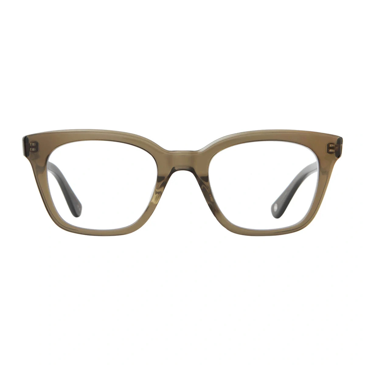 Green crystal El Rey cat-eyed womens eyeglasses by GLCO