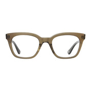 Green crystal El Rey cat-eyed womens eyeglasses by GLCO